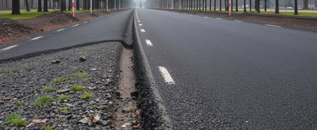 Укладка асфальта на грунтовое основание Укладка асфальта на грунтовое основание