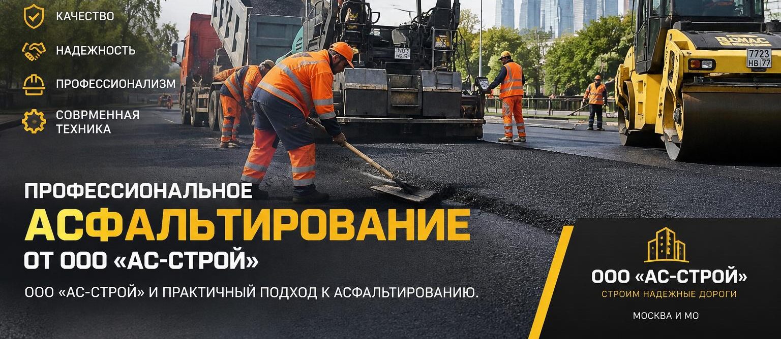 ООО «АС-СТРОЙ» и практичный подход к асфальтированию ООО «АС-СТРОЙ» и практичный подход к асфальтированию